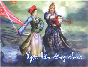 A picture of Queen Ngoc Han and her husband, Emperor Quang Trung A picture of Queen Ngoc Han and her husband, Emperor Quang Trung